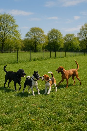 Hundewiese (KI-generiert)